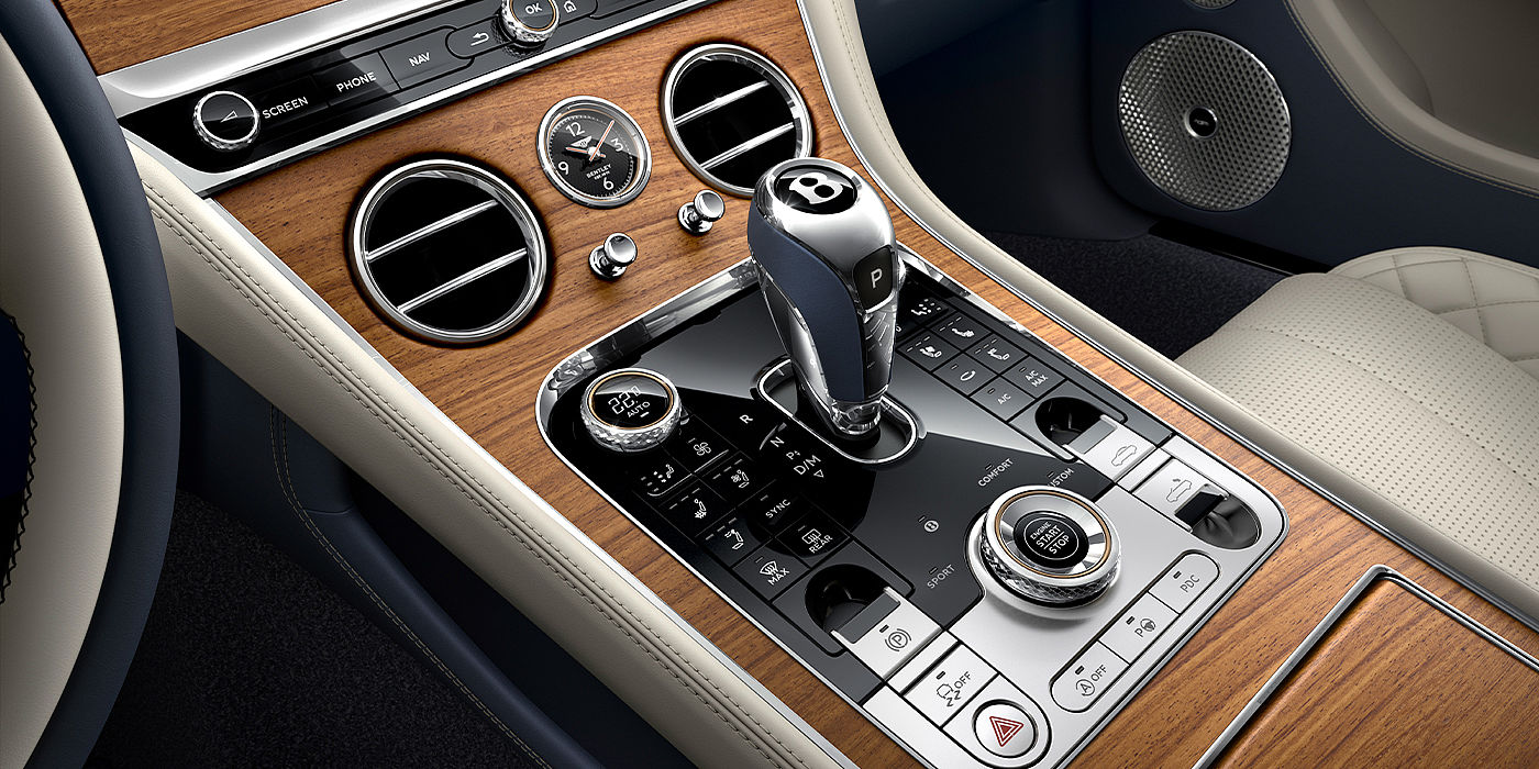 Bentley Marbella Bentley Continental GTC Azure convertible front interior console detail